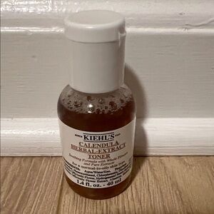 Kiehl's Calendula Herbal Extract Toner - White Cap, Brown Liquid